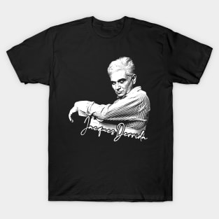 Jacques Derrida // Retro Fan Artwork T-Shirt